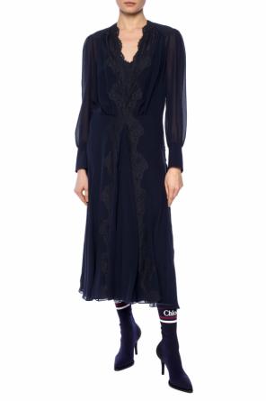 Openwork-trim dress, zdjęcie 2 Openwork-trim dress od Chloe